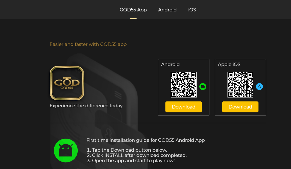 Tải App God55 - Hướng Dẫn Chi Tiết và An Toàn Nhất